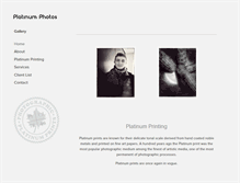 Tablet Screenshot of platinumphotos.com
